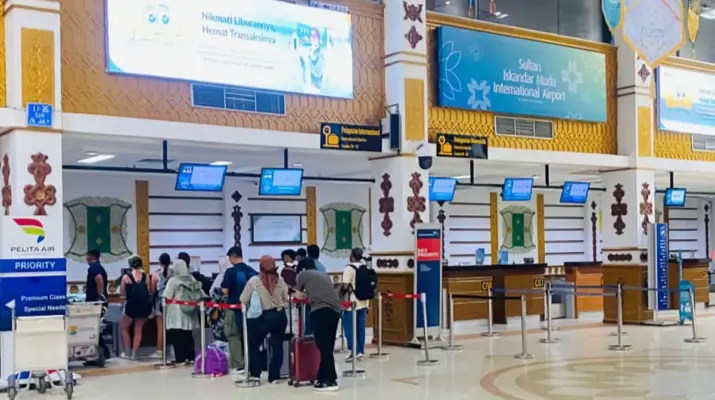 Seluruh Penumpang Penerbangan Tertunda di Bandara SIM Kini Telah Diberangkatkan