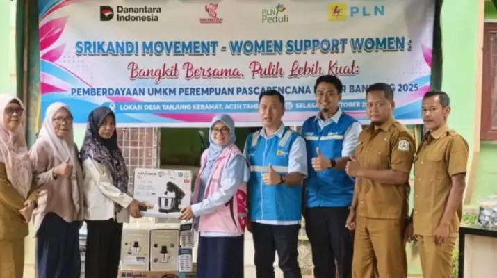 Srikandi PLN Bantu UMKM Terdampak Bencana di Aceh Tamiang Bangkitkan Kembali Usaha